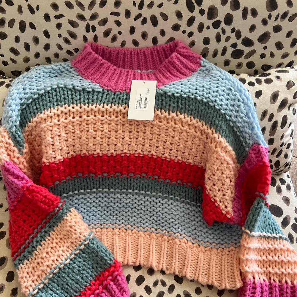 Multicolor Striped Women's Sweater